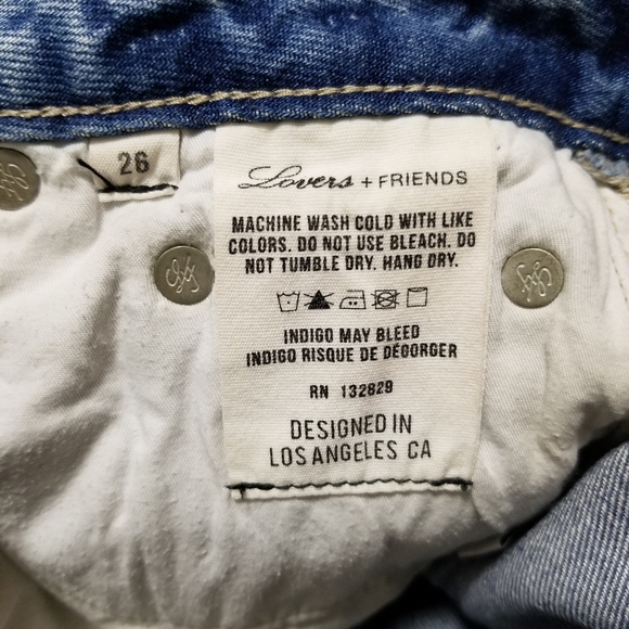 Lovers Friends Mini Skirt Elijah Cut Out Denim 26 - Picture 13 of 16